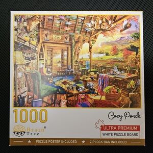 NWT Brain Tree Cozy Porch 1000-Piece Puzzle